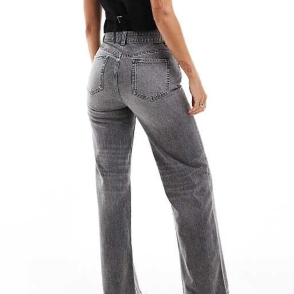 ASOS High Rise Gray Jeans - Picture 2 of 4